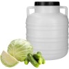 Beczka-peklowanie, kiszonka - biała, uchwyty, 20 L